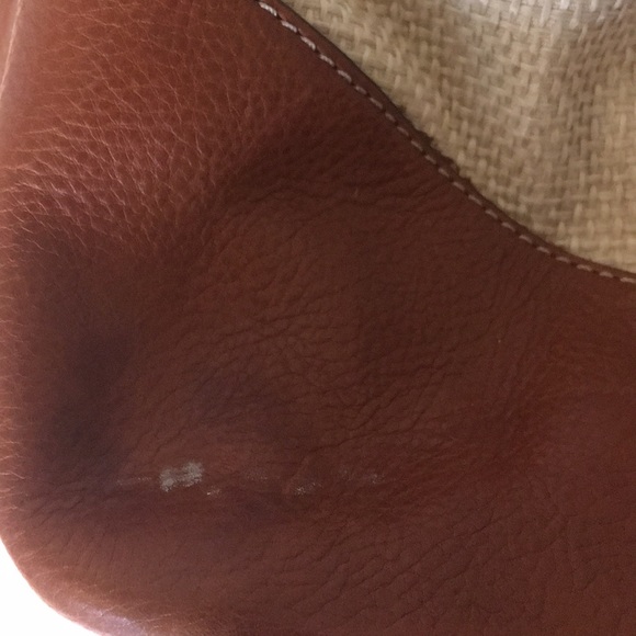 Cole Haan Leather and Jute Bucket Bag - Picture 8 of 9